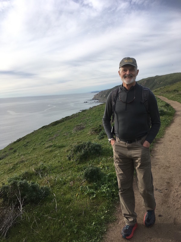 12 17 21 Tom Hiking at Pt. Reyes National Seashore