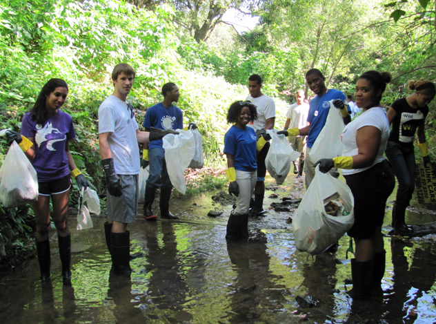 4 13 creek clean up 7 11