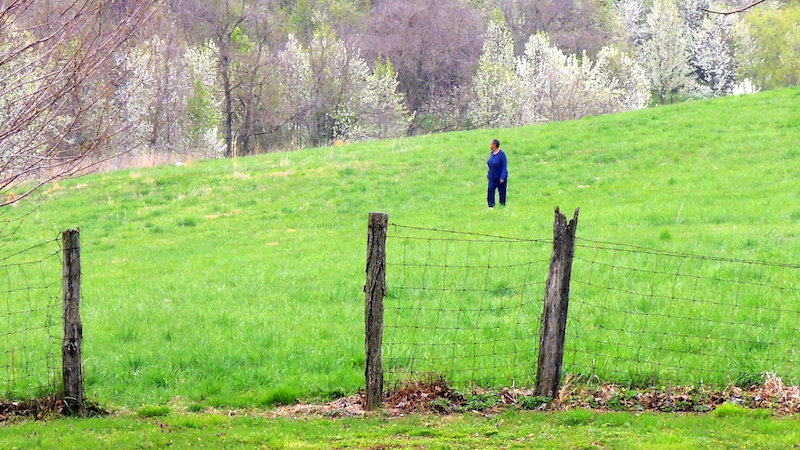 5 11 22 Kathleen Anderson walks Mifflin Farm