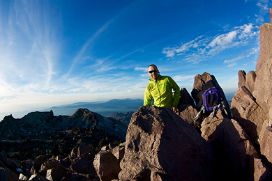 Reggie Hall in Lassen Volcanic National Park, California, shortly before RALLY 2015.