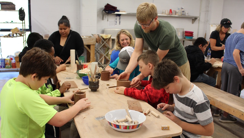 STARworks Westmoore Elementary 6th graders 2018 clay