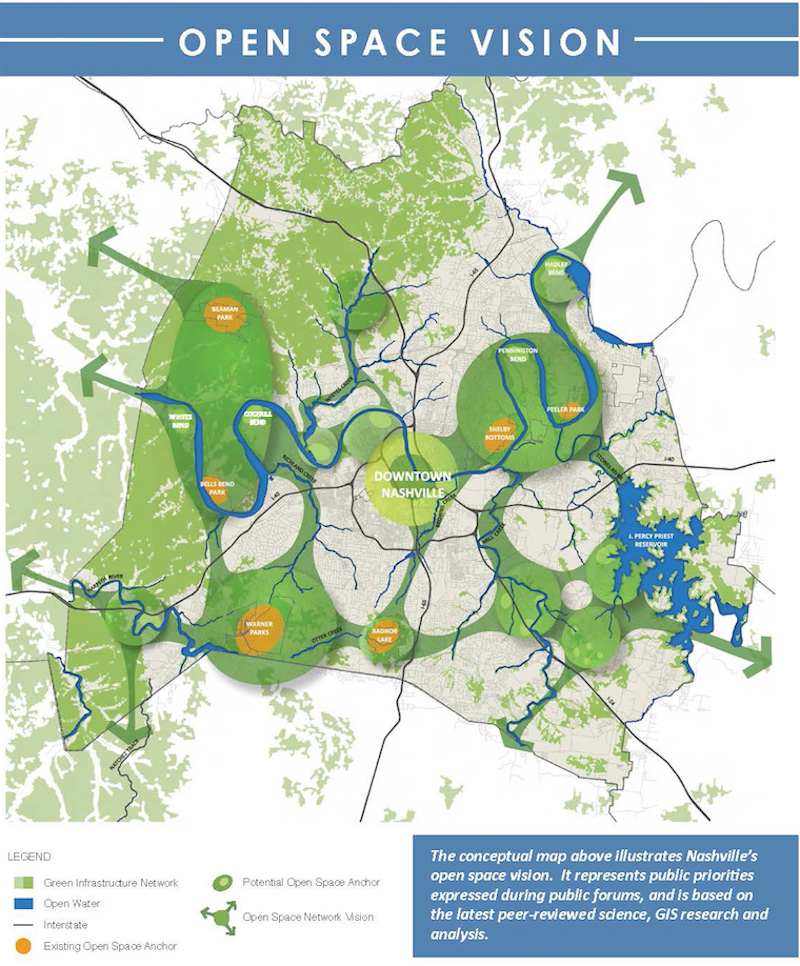 WA Open space vision map