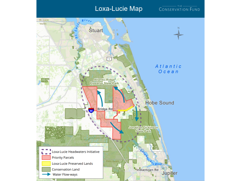 Loxa Lucie map