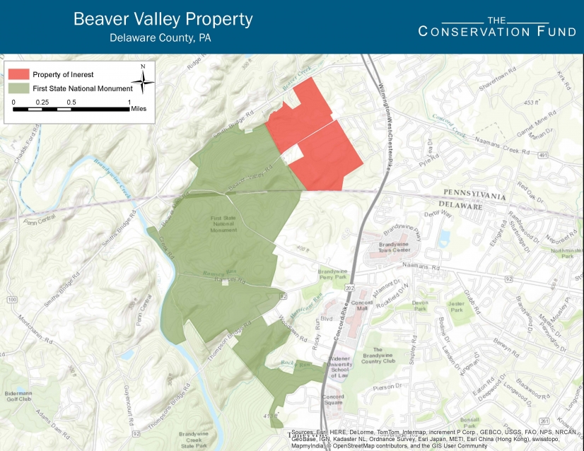 Map BeaverValley TheConservationFund