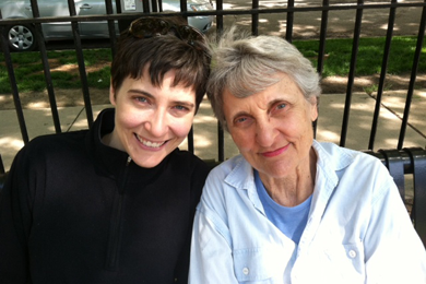 Wendy Taylor and her mother, Joan.