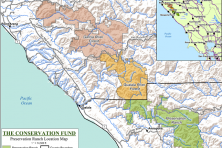 CA North Coast Forests Map Reassembled Longview Tracts 645x512