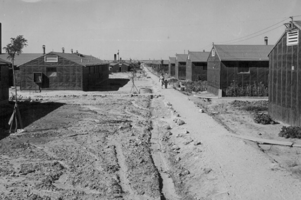 minidoka japanese internment camp street 645x430 minidoka japanese internment camp street 645x430