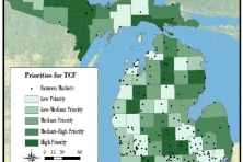 Michigan Healthy Food Access Map The Conservation Fund