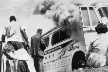 Freedom Riders Civil Rights Burning Bus