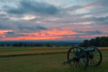 Gettysburg Cannon Sunsetnicolas raymond