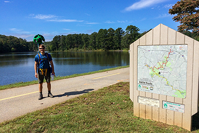 Stacy Funderburke at Arabia Mountain National Heritage Area 