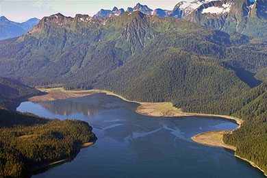 Whitewater Bay in Alaska. Photo by Brad Meiklejohn/The Conservation Fund. 