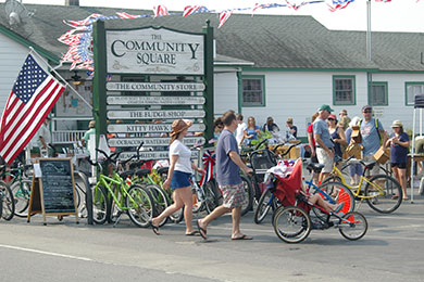 Ocracoke Island Community Square. Photo courtesy Ocracoke Foundation. 