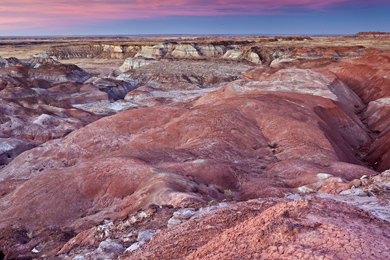 Chinle Formation at Petrified Forest National Park. Photo by Andrew Kearns/National Park Service.